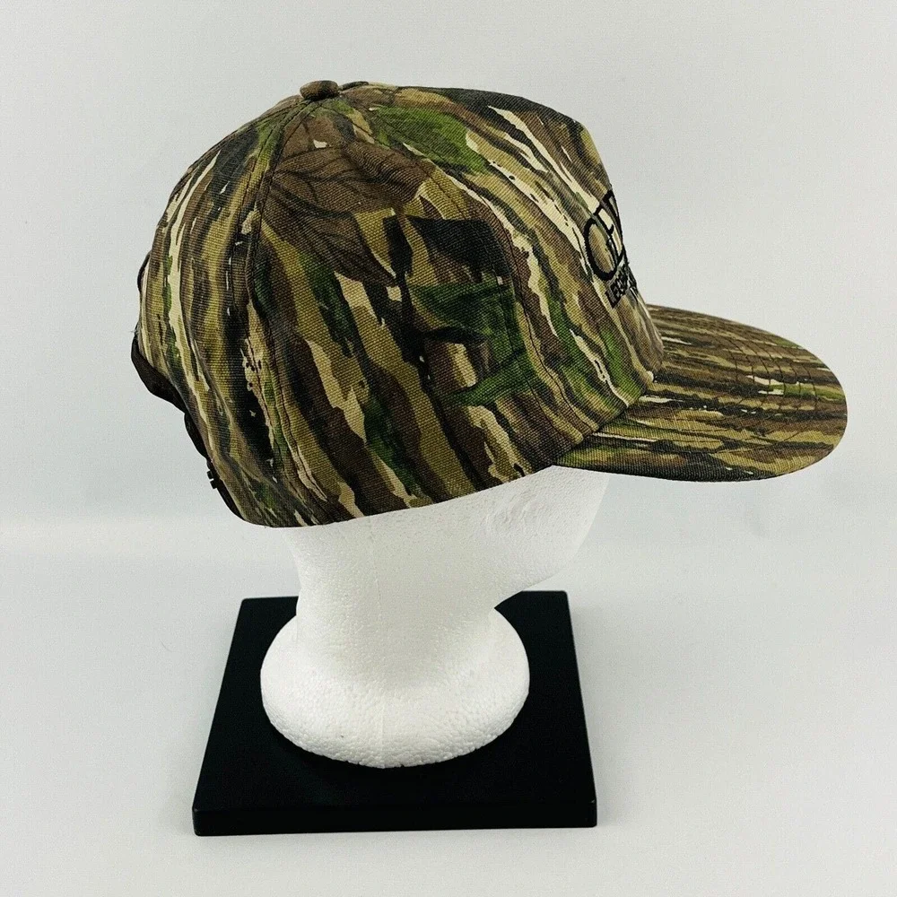 Vtg Gerber Legendary Blades Snapback‎ Cap Camouflage Camo Fiskars Adjustable USA